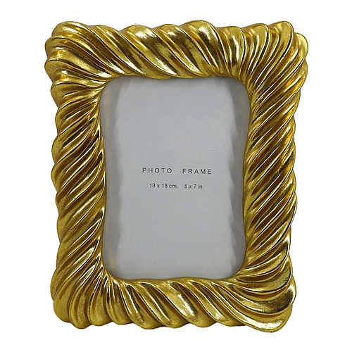 ΚΟΡΝΙΖΑ Fylliana FL24282 13x18 ΧΡΥΣΟ ΧΡΩΜΑ 21x3x25εκ