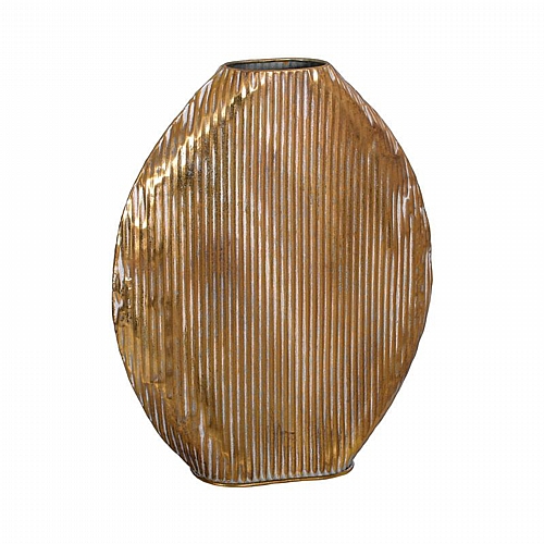 ΜΕΤΑΛΛΙΚΟ ΕΠΙΤΡΑΠΕΖΙΟ ΔΙΑΚΟΣΜΗΤΙΚΟ ΒΑΖΟ Fylliana FL0248 ΧΡΥΣΟ ΧΡΩΜΑ 40x11x54εκ