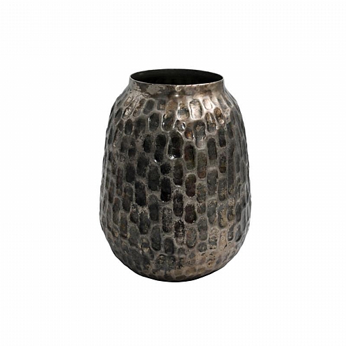 ΜΕΤΑΛΛΙΚΟ ΔΙΑΚΟΣΜΗΤΙΚΟ ΒΑΖΟ Fylliana FL1700 ΑΝΤΙΚΕ ΑΣΗΜΙ ΧΡΩΜΑ 23x27εκ