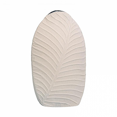 ΜΕΤΑΛΛΙΚΟ ΒΑΖΟ Fylliana FL610551 ΚΡΕΜ ΧΡΩΜΑ 18x10x30εκ