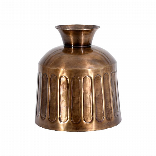 ΜΕΤΑΛΛΙΚΟ ΒΑΖΟ Fylliana FL25042 ΜΠΡΟΝΖΕ ΧΡΩΜΑ 15x16εκ