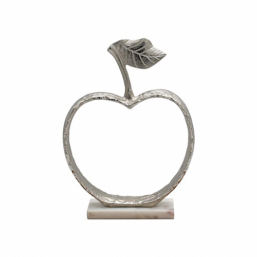 ΕΠΙΤΡΑΠΕΖΙΟ ΔΙΑΚΟΣΜΗΤΙΚΟ ΜΗΛΟ Fylliana FL24506 ΑΣΗΜΙ ΧΡΩΜΑ 22x31εκ