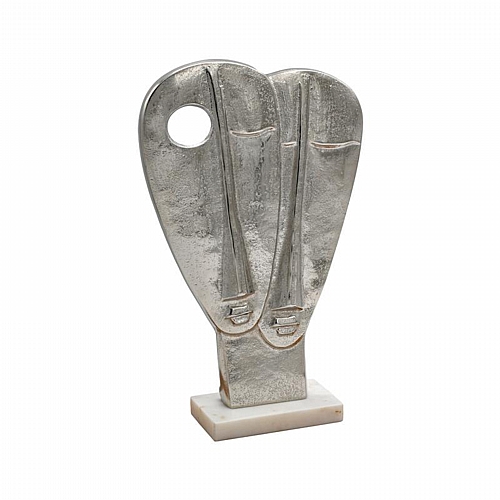 ΕΠΙΤΡΑΠΕΖΙΟ ΔΙΑΚΟΣΜΗΤΙΚΟ ΔΙΠΛΟ ΠΡΟΣΩΠΟ Fylliana FL24531 ΑΣΗΜΙ ΧΡΩΜΑ 23x27εκ