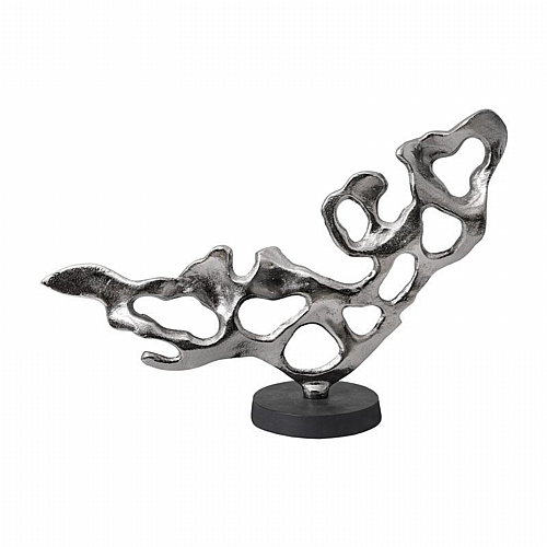 ΕΠΙΤΡΑΠΕΖΙΟ ΔΙΑΚΟΣΜΗΤΙΚΟ Fylliana FL29912 ΑΣΗΜΙ-ΜΑΥΡΟ ΜΑΤ ΧΡΩΜΑ 50x15x33εκ