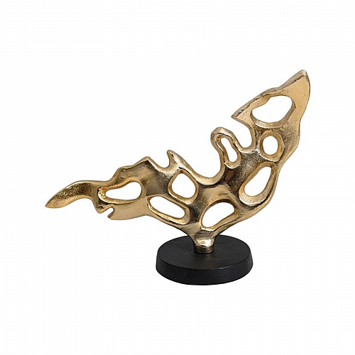 ΕΠΙΤΡΑΠΕΖΙΟ ΔΙΑΚΟΣΜΗΤΙΚΟ Fylliana FL29912 ΧΡΥΣΟ-ΜΑΥΡΟ ΜΑΤ ΧΡΩΜΑ 29x11x21εκ