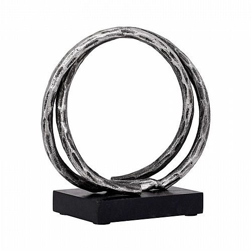 ΜΕΤΑΛΛΙΚΟ ΔΙΑΚΟΣΜΗΤΙΚΟ ΣΕ ΣΧΕΔΙΟ ΔΑΧΤΥΛΙΔΙ Fylliana FL76740 ΑΣΗΜΙ ΑΝΤΙΚΕ ΧΡΩΜΑ 23x10x23εκ