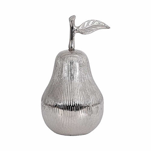 ΕΠΙΤΡΑΠΕΖΙΟ ΔΙΑΚΟΣΜΗΤΙΚΟ ΑΛΟΥΜΙΝΙΟΥ ΑΧΛΑΔΙ Fylliana FL21803 ΑΣΗΜΙ ΧΡΩΜΑ 17x9εκ