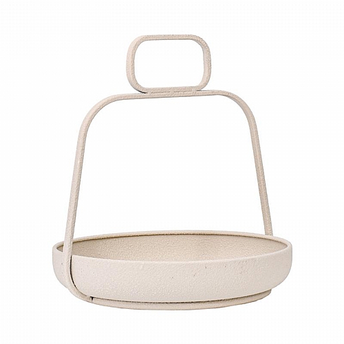 ΜΕΤΑΛΛΙΚΟΣ ΔΙΣΚΟΣ Fylliana FL620327 ΚΡΕΜ ΧΡΩΜΑ 26x25x27εκ