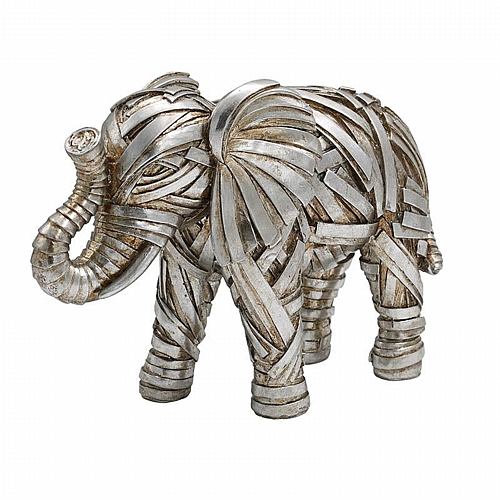 ΕΠΙΤΡΑΠΕΖΙΑ ΔΙΑΚΟΣΜΗΤΙΚΗ ΦΙΓΟΥΡΑ Fylliana FL25233 ΕΛΕΦΑΝΤΑΣ ΑΣΗΜΙ ΧΡΩΜΑ 23x9x16εκ