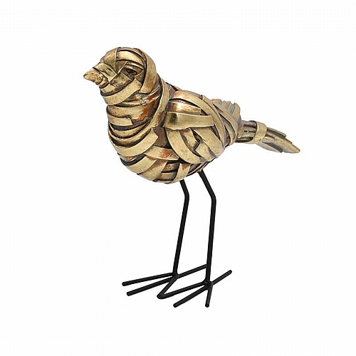 ΕΠΙΤΡΑΠΕΖΙΑ ΔΙΑΚΟΣΜΗΤΙΚΗ ΦΙΓΟΥΡΑ Fylliana FL25089 ΠΟΥΛΙ ΧΡΥΣΟ-ΜΑΥΡΟ ΧΡΩΜΑ 20x7x17εκ