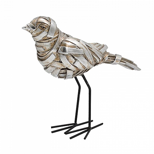 ΕΠΙΤΡΑΠΕΖΙΑ ΔΙΑΚΟΣΜΗΤΙΚΗ ΦΙΓΟΥΡΑ Fylliana FL25089 ΠΟΥΛΙ ΑΣΗΜΙ-ΜΑΥΡΟ ΧΡΩΜΑ 20x7x17εκ