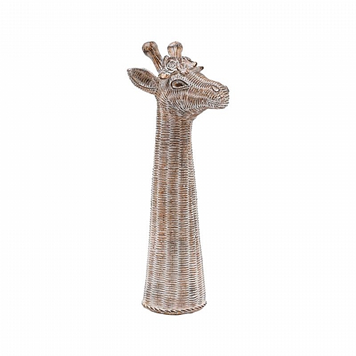 ΕΠΙΤΡΑΠΕΖΙΟ ΔΙΑΚΟΣΜΗΤΙΚΟ ΚΑΜΗΛΟΠΑΡΔΑΛΗ Fylliana FL23041 ΦΥΣΙΚΟ ΚΑΦΕ ΜΕ ΛΕΥΚΗ ΠΑΤΙΝΑ ΧΡΩΜΑ 11x11x32εκ