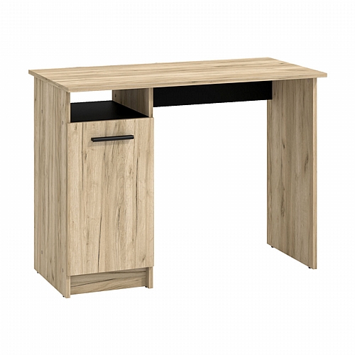 ΓΡΑΦΕΙΟ Rey GREY OAK-ΜΑΥΡΟ 100x50x74,5εκ