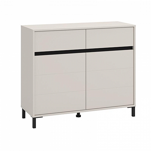 ΚΟΜΟΤΑ-ΜΠΟΥΦΕΣ MARRON 106 2K2F2V CASHMERE/ΜΑΥΡΟ ΜΑΤΤ ΧΡΩΜΑ 106x40x90εκ