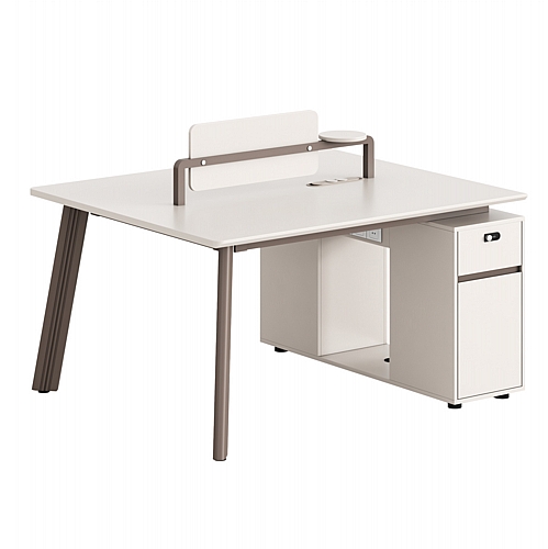 ΣΤΑΘΜΟΣ ΕΡΓΑΣΙΑΣ 2 ΘΕΣΕΩΝ FB918276 ΜΕΛΑΜΙΝΗ ΕΚΡΟΥ-ΠΟΔΙΑ ΑΛΟΥΜΙΝΙΟΥ 140x120x75Υεκ